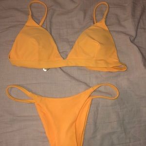 Shein Yellow Bikini